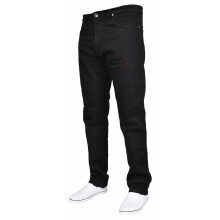 (Black, 36W x 30L) MensJean RegularFit StraightLeg BasicDenim Trouser