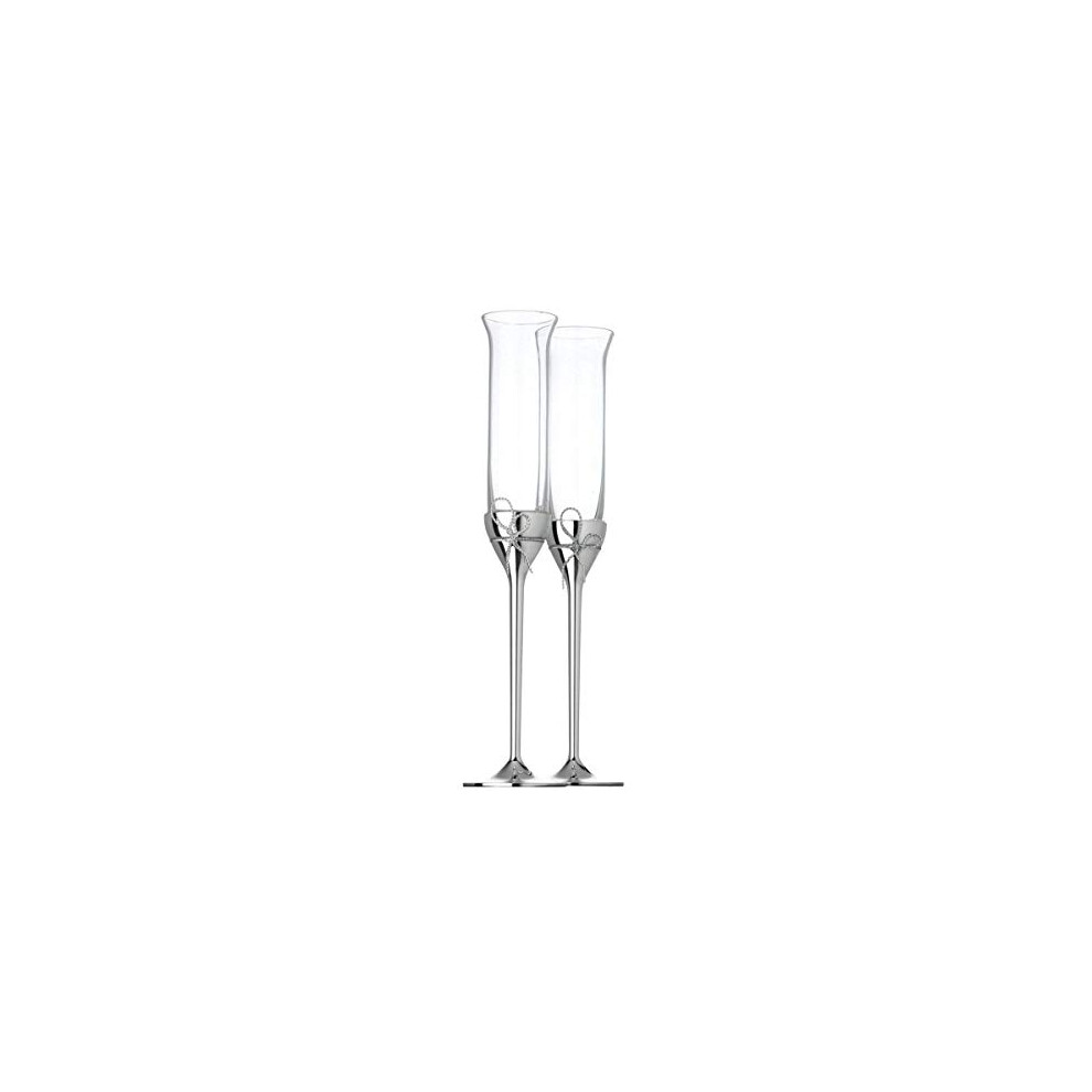 Vera Wang Wedgwood Love Knots Toasting Flute Pair