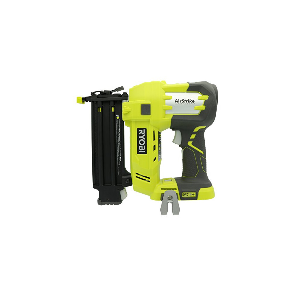 Ryobi P320 Airstrike 18 Volt One+ Lithium Ion Cordless Brad Nailer (Battery Not Included  Power Tool Only)