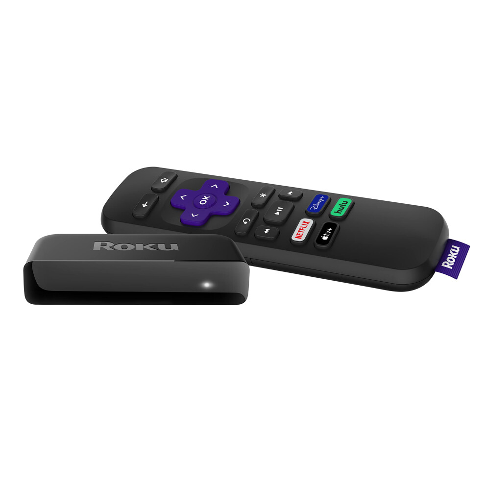 Roku Premiere | HD/4K/HDR Streaming Media Player  Simple Remote and Premium HDMI Cable  Black