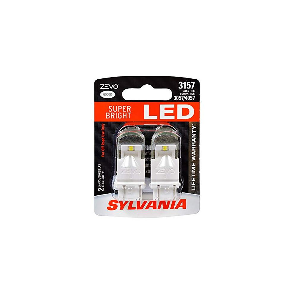 SYLVANIA ZEVO 3157 White LED Bulb  (Contains 2 Bulbs)