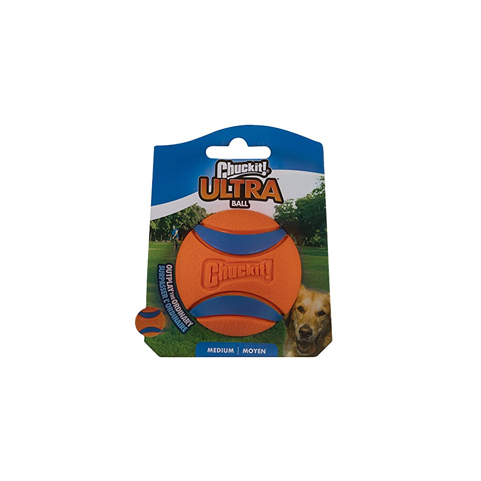 ChuckIt! Ultra Ball  Medium (2.5 Inch) 1 Pack  Medium  2.5-Inch  1-Pack