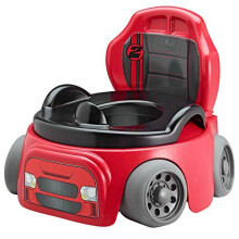 Training Wheels Racer Töpfchen - Rennauto Töpfchen mit abnehmbarer Toilettensitz