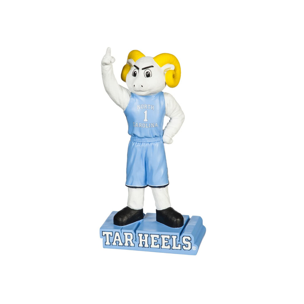 Team Sports America NCAA University of North Carolina Fun Colorful Mascot Statue 12 Inches Tall