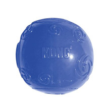 KONG Squeezz Ball Dog Toy  Medium  Colors Vary