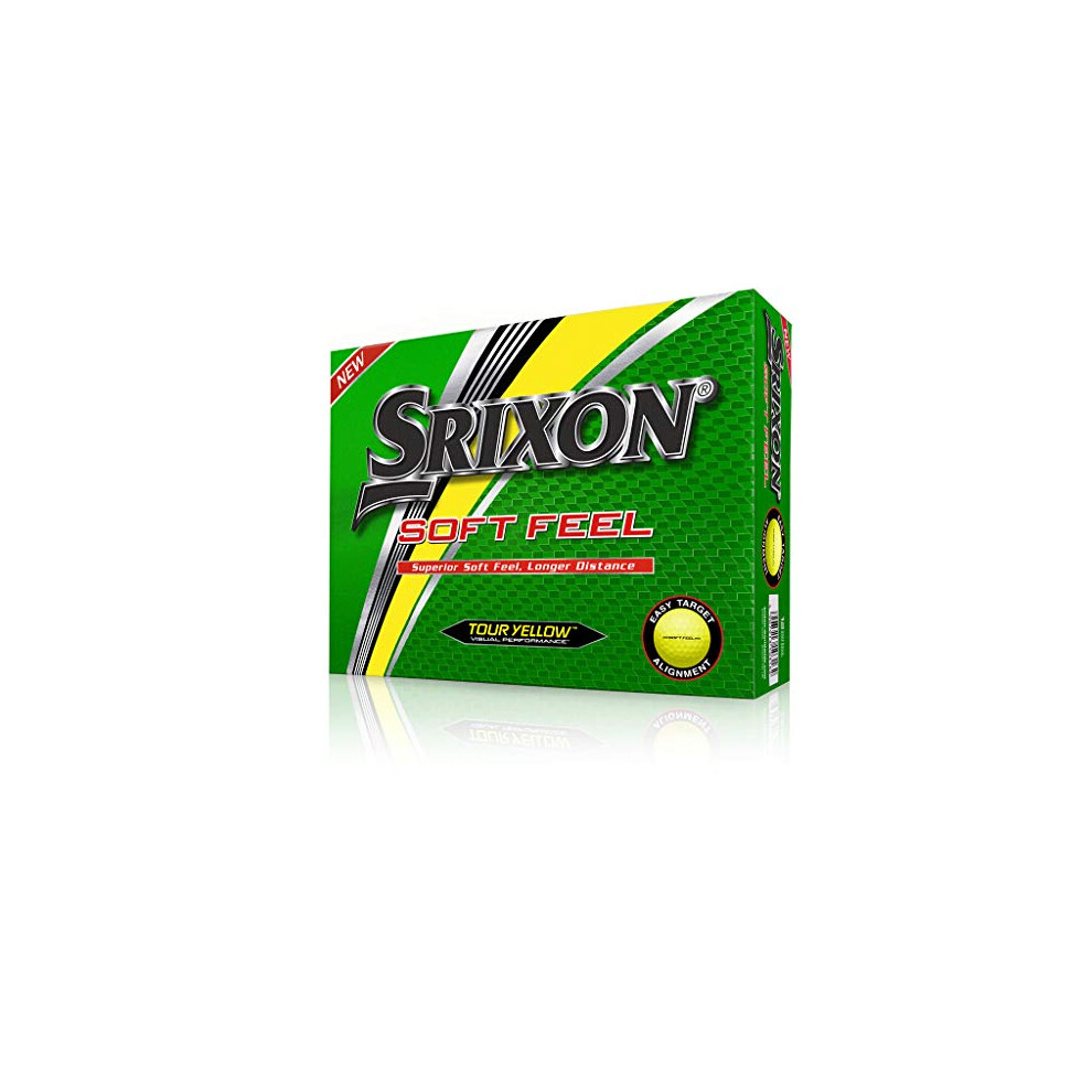 Srixon Soft Feel Golf Balls  Yellow (One Dozen)