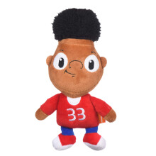 Nickelodeon for Pets Hey Arnold gerald Figure Plush Dog Toy 6 Inch Soft Fabric Small Dog Toy - Brown and Red Plush Dog Toy for All Dogs  90s Nickelode