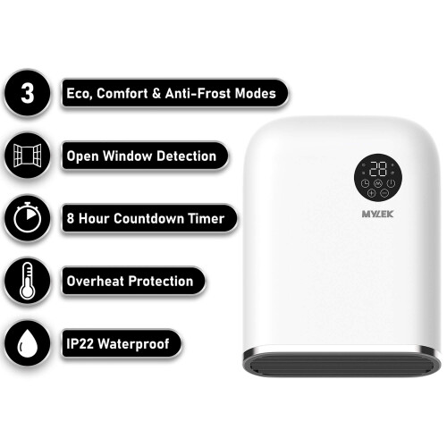 MYLEK MYLEK Downflow Bathroom Fan Heater 1