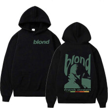 (M, Black) Rapper Frank Retro Graphic Hoodie Men Hip Hop Ocean Album Pullover Clothing Sweatshirt Y2k Unisex Blond Fashion Oversized Tops