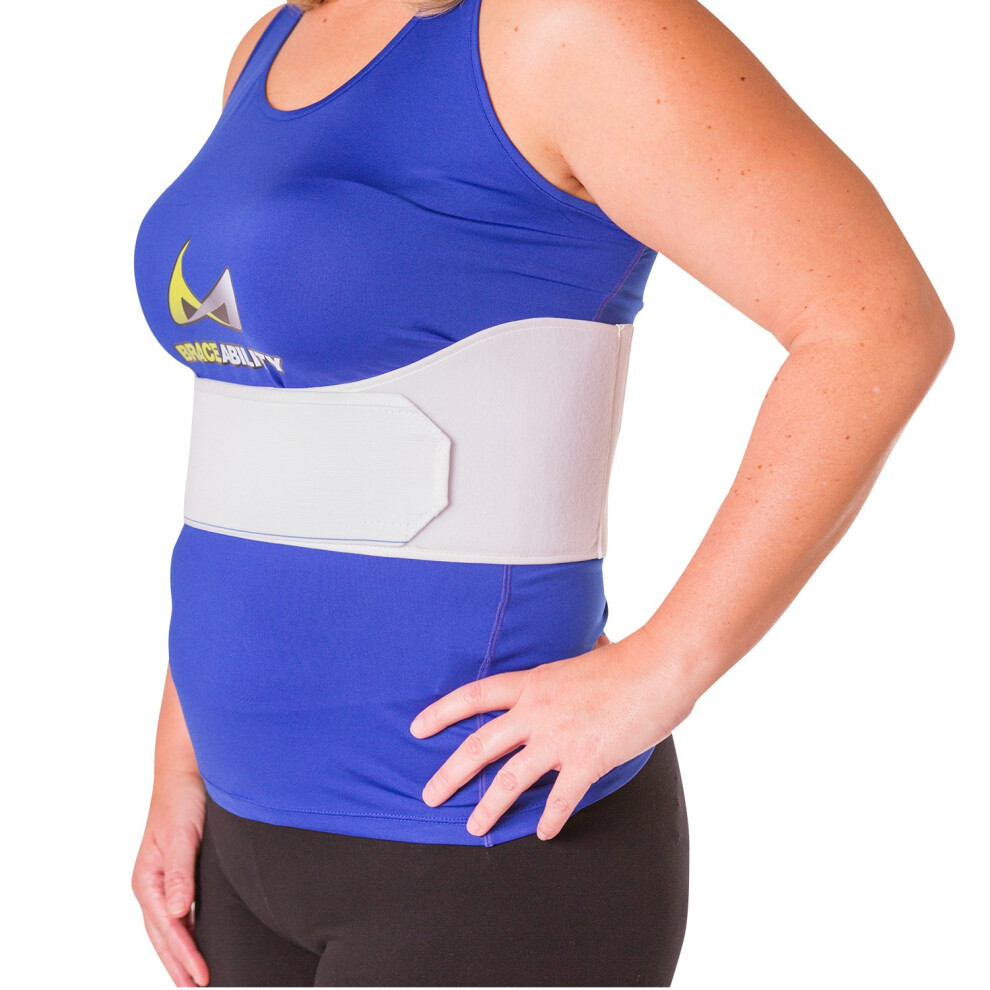 Braceability Rib Injury Binder Belt - Universal Brace For Women, Broken, Fractured, Or Cracked Ribs, Cage Compression Wrap For Bruised Support, Sternu