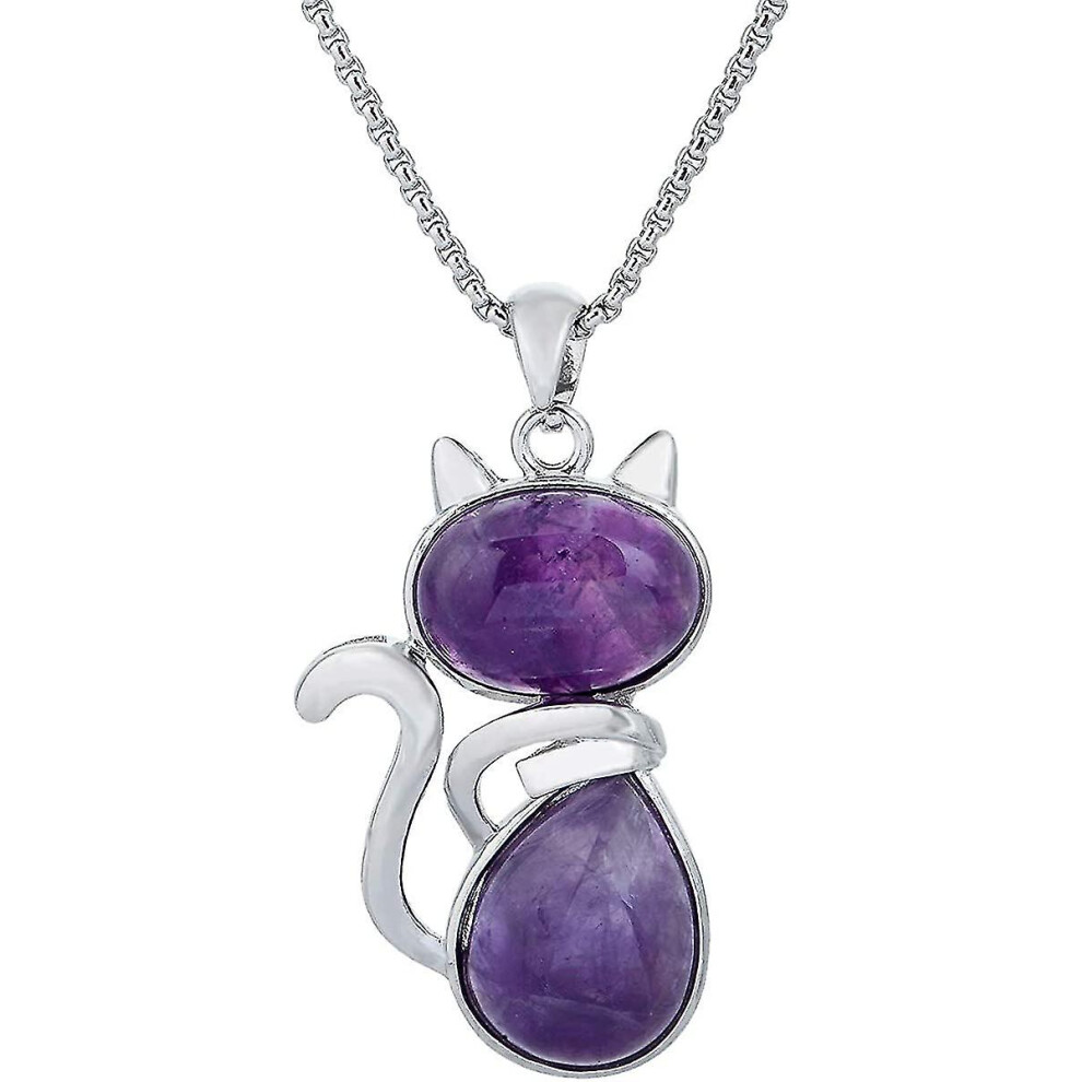 Stone Follower Ladies Necklace, Healing Crystal Necklace Ornaments Sweet Jewelry (Collier de cristal de guérison pour dames)