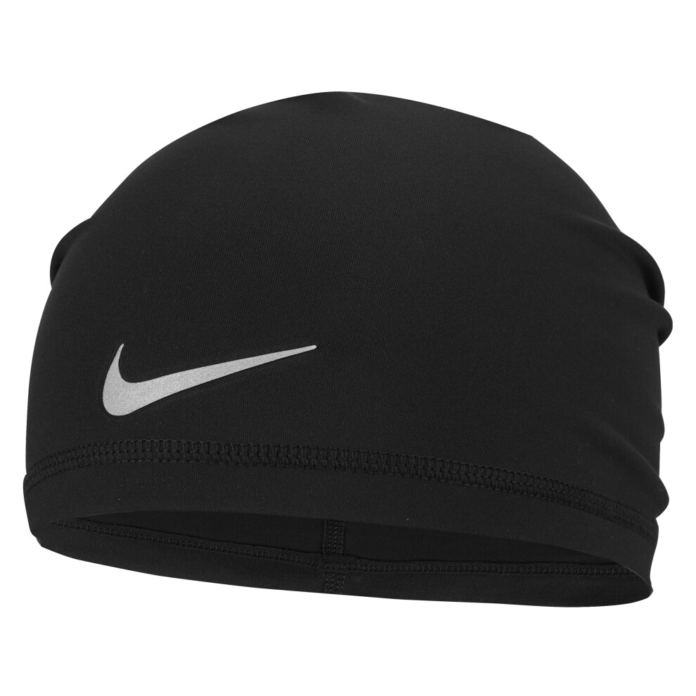 Nike U Peak DRI FIT Uncuffed Beanie Black Silver