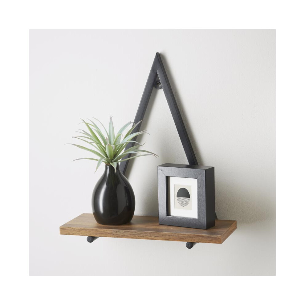 Triangle Shelf Modern Wall Mounted Display Unit Geometric Storage