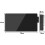 MYLEK (Black ) MYLEK Glass Front Smart Panel Heater 2kW 4