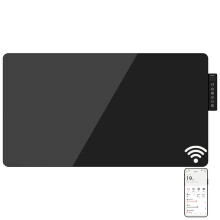 (Black ) MYLEK Glass Front Smart Panel Heater 2kW