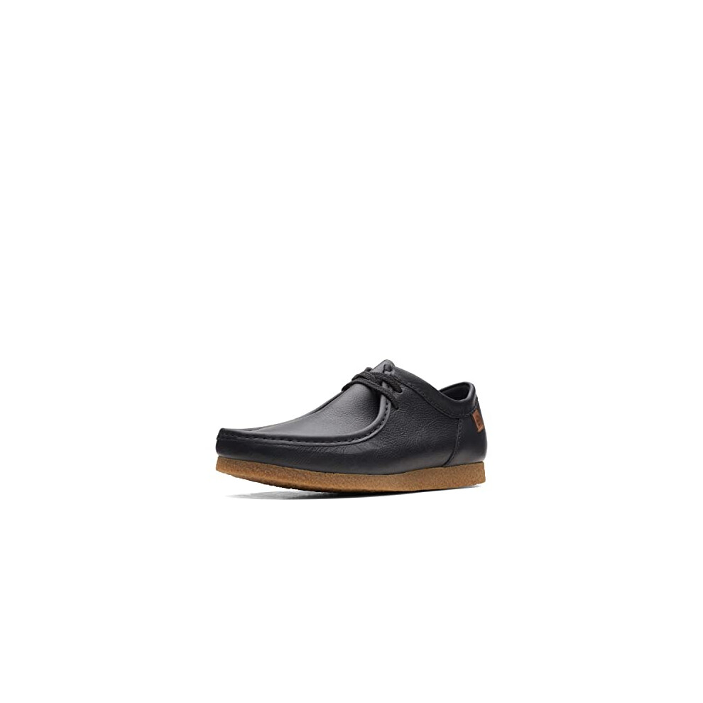 clarks Mens Shacre Ii Run Moccasin  Black Leather  85