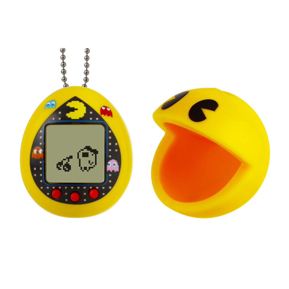 Tamagotchi Deluxe PAC-Man with Case - Yellow Maze  Deluxe Yellow