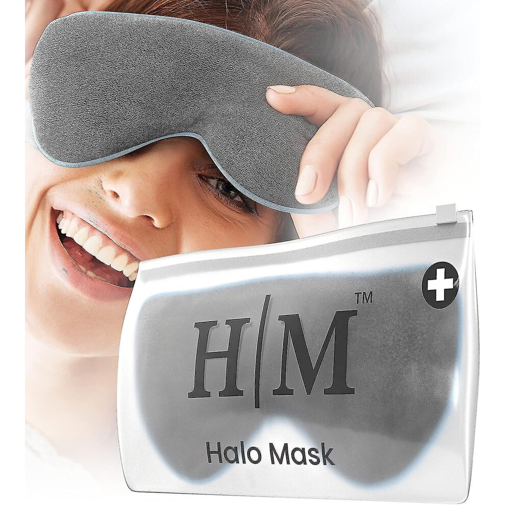 Heated Eye Mask For Dry Eyes - Microwave Activated Warm Eye Compress Treats Blepharitis