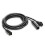Humminbird 720106-2 EC M3 14W30 Transducer Extension Cable Medium Black 1