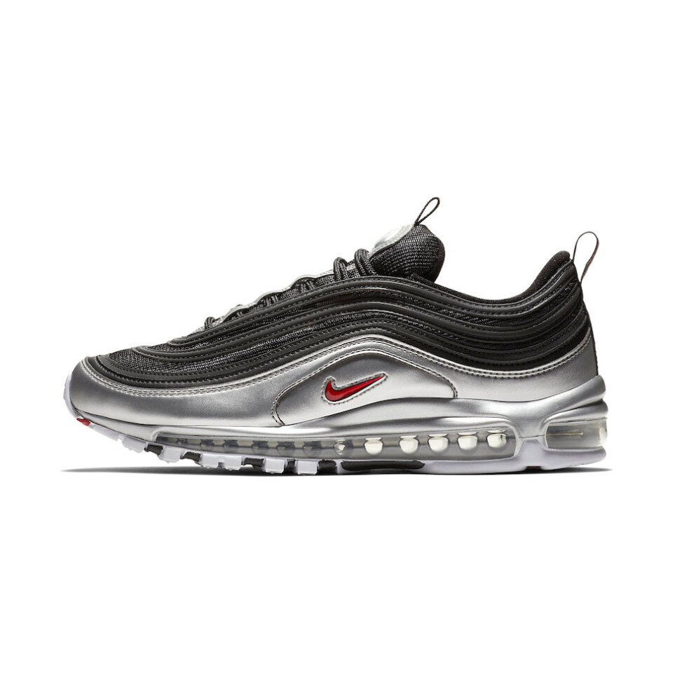 (UK6/EUR40/25CM ) Nike Air Max 97 Silver Black AT5458-001 Men's Shoes