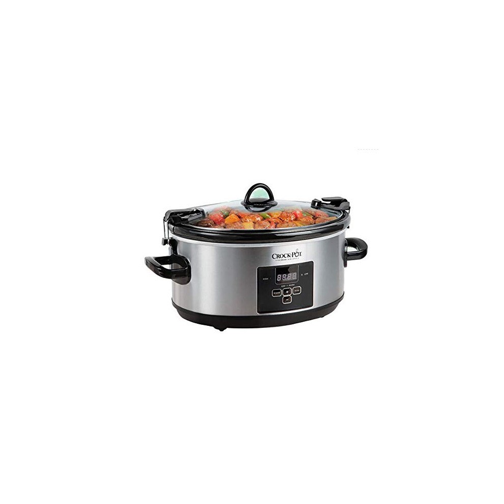 CrockPot 7.0-Quart Cook & Carry Programable Slow Cooker