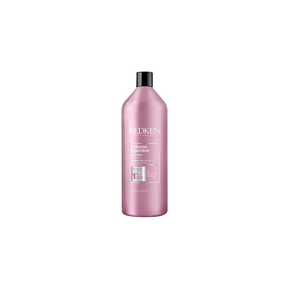 Redken Volume Injection Shampoo Hair Volumizer For Fine Hair Volumizing Shampoo Adds Lift & Body Paraben Free 338 Fl Oz