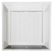 Dial 7637 6W Plastic Plafondrooster, 1 Stuk (Verpakking van 1), Wit