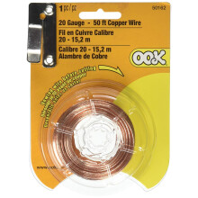 OOK 50162 Filo Hobby in Rame da 20 Gauge, Filo per Appendere, 15m, 4,5kg