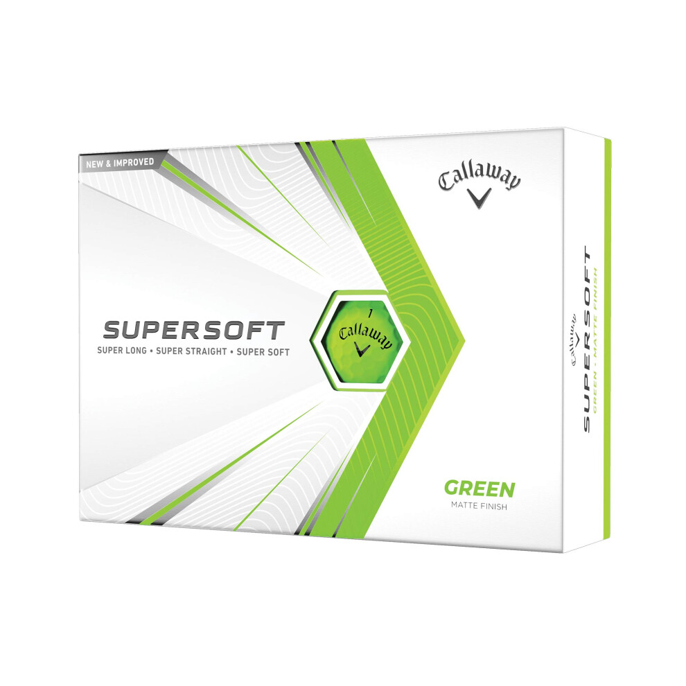 2021 callaway Supersoft golf Balls  green