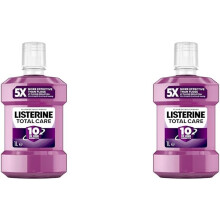 (1 l (Pack of 2)) Listerine Total Care Antibacterial Mouthwash