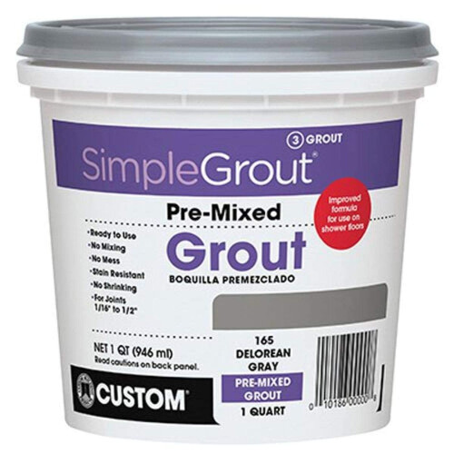 Custom PMG381QT-1, Grout Premium Bianco Bright da 1 Quart, 32 Fl Oz