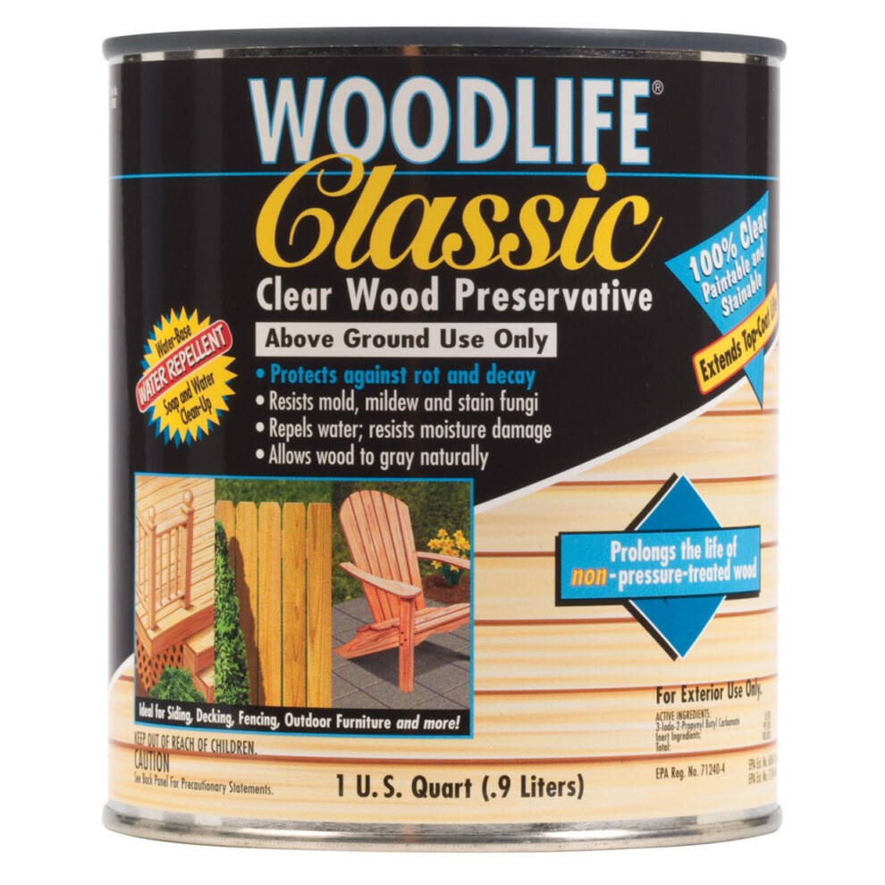 Rust-Oleum clear 902 Wolman classic Wood Preservative-Above ground Quart 32 Fl Oz