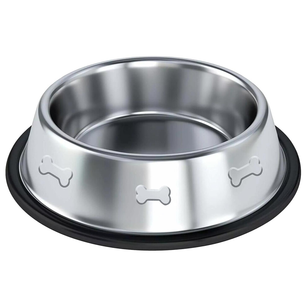 GEEZY Stainless Steel Dog Bowl Non Slip Dishwasher Safe Pets Food Bowl Water Bowl