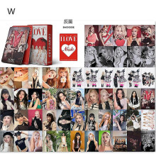 (WZ-5-GD01) Kpop 55pcs/set Gidle 4th Anniversary Album Yuqi Soyeon Lomo Cards (g)i-dle Girls I Burn Photo Card Minnie Postcard Fans Gift