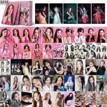 (MM-5-GD07) Kpop 55pcs/set Gidle 4th Anniversary Album Yuqi Soyeon Lomo Cards (g)i-dle Girls I Burn Photo Card Minnie Postcard Fans Gift