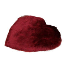 (A, Wine Red) Useful Carpet Different Sizes Love Heart Carpet Rugs