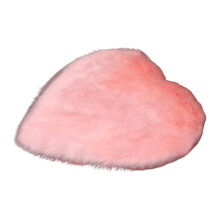 (B, Light Pink) Useful Carpet Different Sizes Love Heart Carpet Rugs