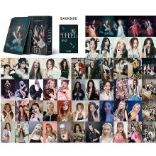 (WZ-5-GD03) Kpop 55pcs/set Gidle 4th Anniversary Album Yuqi Soyeon Lomo Cards (g)i-dle Girls I Burn Photo Card Minnie Postcard Fans Gift