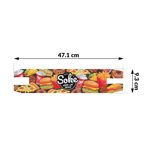 Griptape-Schleifpapier für Roller Go! - Fastfood 2