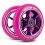 Rosa Räder für Roller 110 mm - 2er-Pack 1