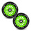 Grüne Räder für Roller 100 mm, 2er-Pack 5