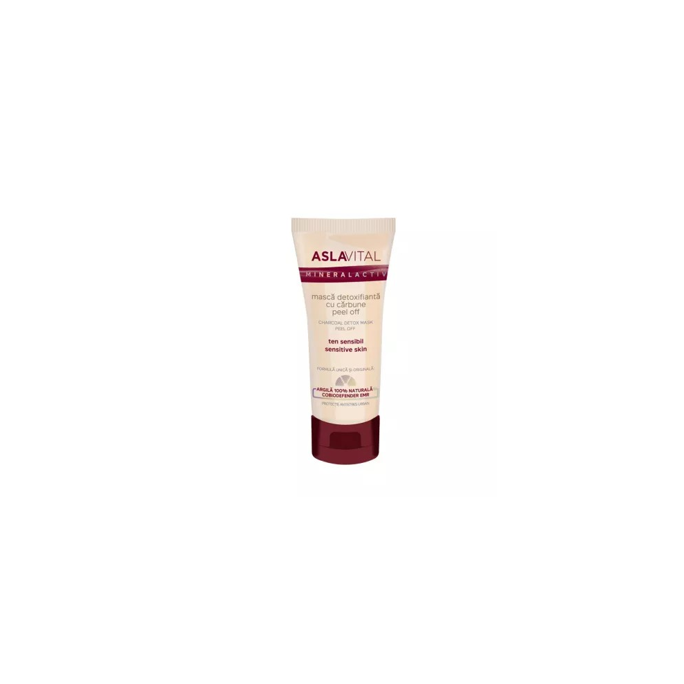 Aslavital Detoxifiant Peel-Off Mineralactiv Mask, 100 Ml, Peel-Off Effect.