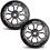 Regenbogenfarbene Räder für Roller 110 mm, 2er-Pack 5