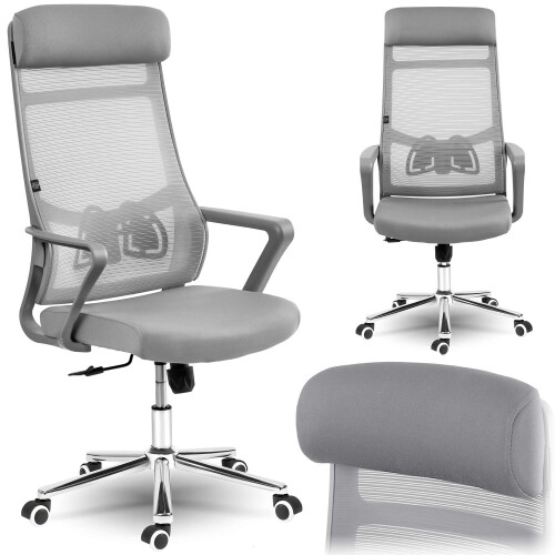 Ergonomischer Bürostuhl mit Mikronetz Sofotel Brema Grey