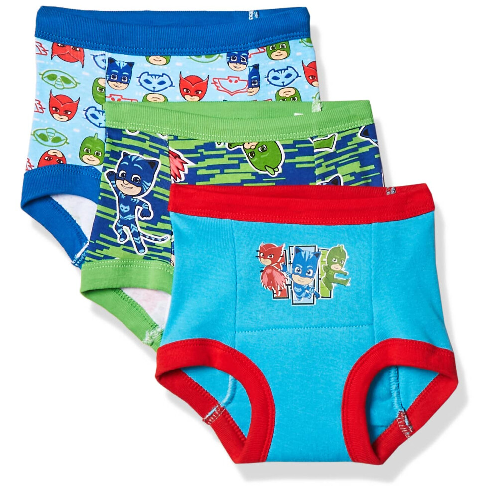 PJ Masks Unisex Baby Toddler Boys  7pk or 10pk Potty Training Pants with Success Tracking chart Including Stickers in Sizes 2T  3T  and 4T  TB 3pk