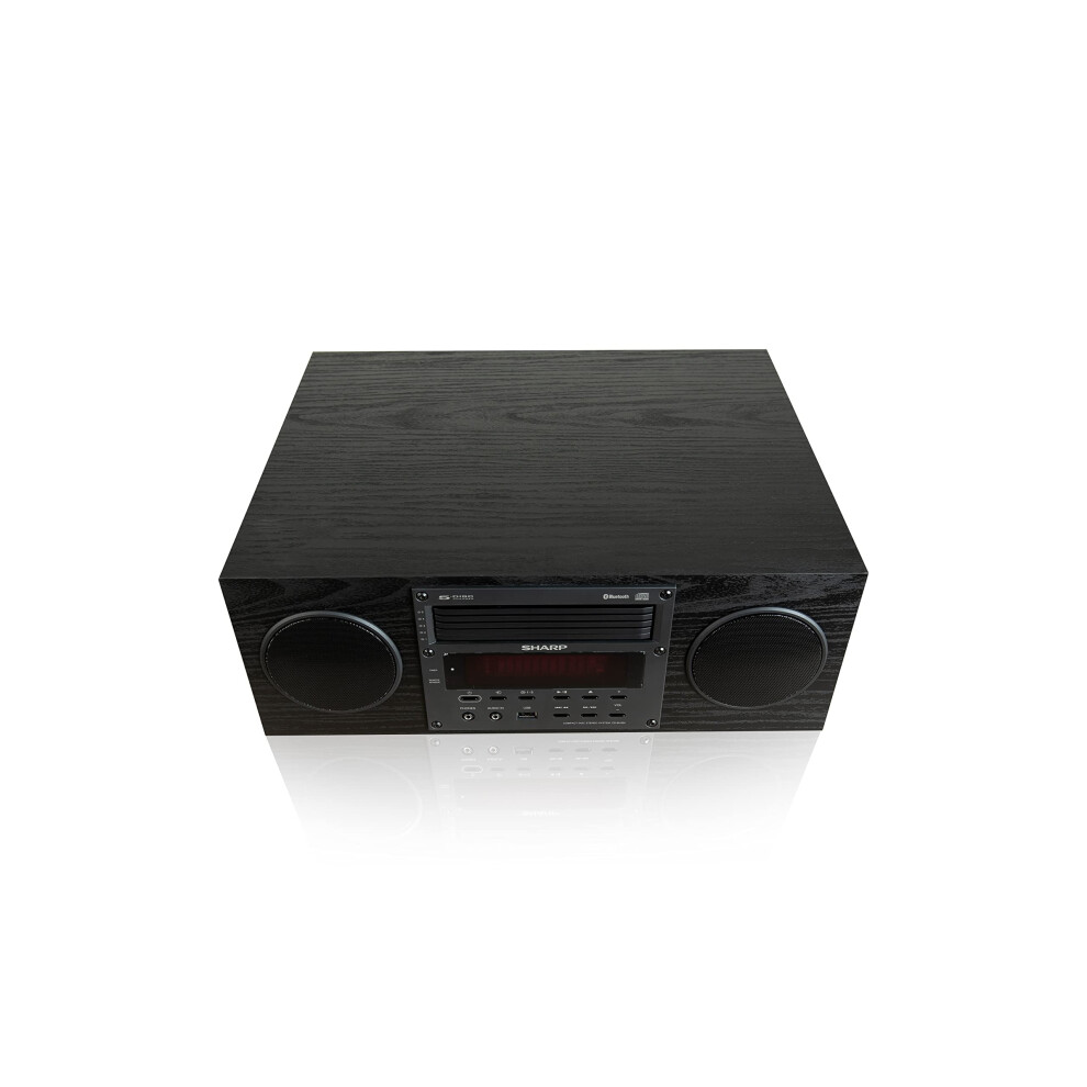 Sharp cD-BH350 Micro Audio component System with 5 cD changer  Bluetooth  FM Radio & USB Playback - 50 Watts RMS