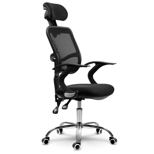 Ergonomischer Bürostuhl mit Mikronetz - Sofotel Ryga Black 2
