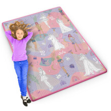 Bunte und rollbare Schaumstoffmatte für Kinder, 120 x 90 x 0,3 cm - Ricokids RK-344