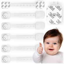 Kindersicherungen für Schränke Ricokids 798200 6er-Pack weiß