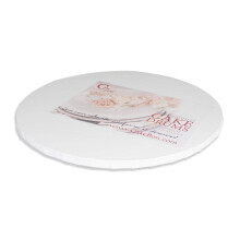 Cakebon Cakeplaten - Stevige 1/2 Inch Dikke Drums - 12 Inch Professioneel Volledig Witte Randen 1-Pack